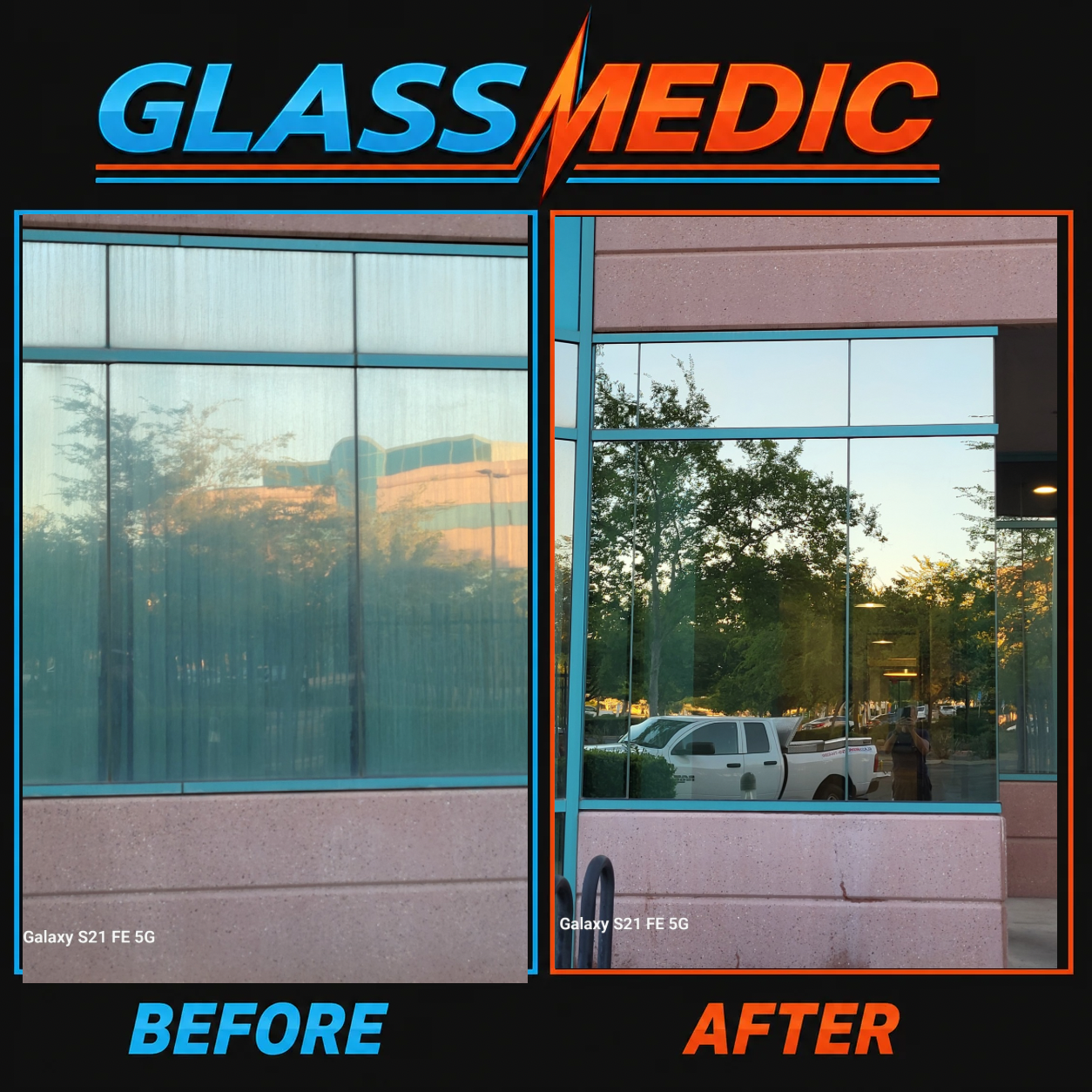 Window cleaning result